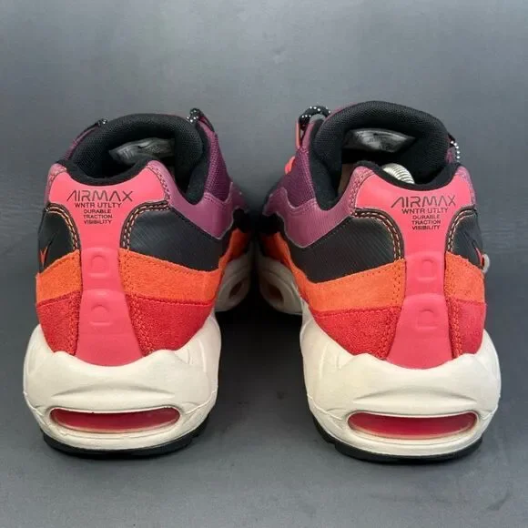 Nike Air Max 95 Utility Villain Red athletic sneaker shoes men's size 11 - Picture 4 of 8